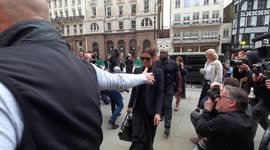 Media frenzy as Rebekah Vardy arrives at court for libel trial against Coleen Rooney