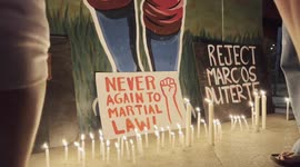 Election fraud vigil protest at Liwasang Bonifacio in Manila