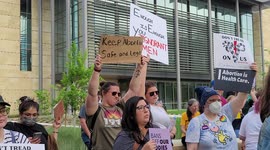 Abortion rights rally.