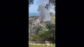 House fire in Dana Point CA. Calle La Primavera 5/11/22 11am