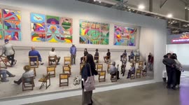 Visitors flock to view contemporary art installations in South Korea's Busan