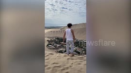 Vlogger travels to REAL-LIFE MIRAGE in Peru