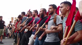 Athens students protest against police on university campuses