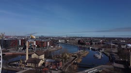 Poland Gdańsk drone city industry