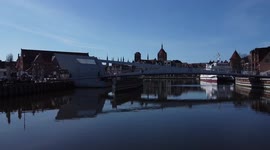 Gdańsk Poland city river