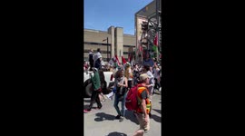 Demonstration in support of Palestine and the killing of Sherine Abu Aqla