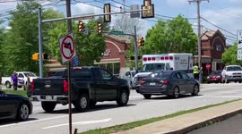2 car collision on north broad st in Landsale, PA, US