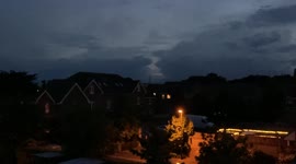 Incredible electrical lightning storms over southern Hampshire on Wednesday night.