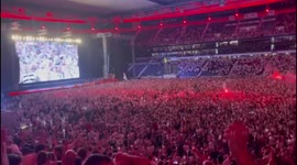 Over 50,000 fervent fans fill Frankfurt Stadium to watch Europa League final