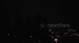 Lightning Lights up Sky in Buckinghamshire on Wednesday Night