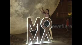 Artificial 'Selfie supermoon' installed in China