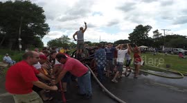 Hand Pumped Fire Engine Competition