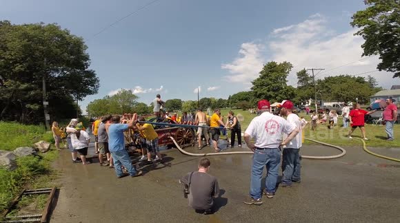Hand Pumped Fire Engine Salem Massachusetts