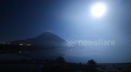 Mount Errigal Moonlit Fog DSLR Time Lapse 