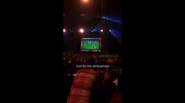 England v Australia - England try - crowd goes wild