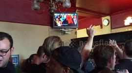 Manchester United supporters sing before Arsenal game 3/10/15