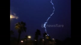 Close lightning strike (50 meters)