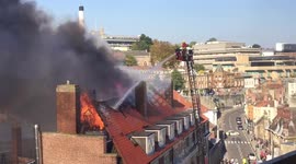 Man vs fire almost out