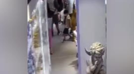 Boy knocks over life-seized $6,700 Teletubbies statues... which his parents have to pay for