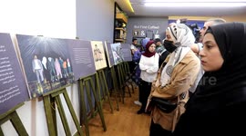 Palestinian girl who lost 22 family members in recent Hamas-Israel conflict launches art gallery
