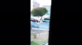 Angry man screams and smashes car windows in Los Angeles' Monterey Park area