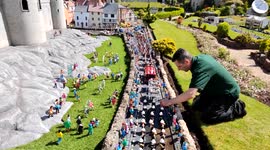 Model village unveils miniature celebration of Queen Elizabeth's jubilee