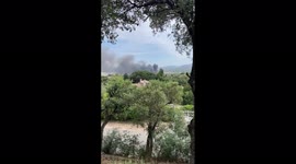 France: Fire Breaks Out At Prairies De La Mer Campsite In Grimaud