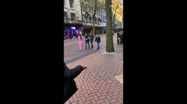 'Shooting football at random strangers prank *Must-See Reactions*'