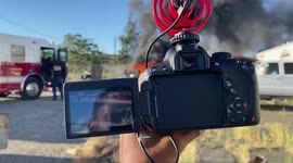 Fire breaks out In Suisun, Ca near Suisun marina, Car fire no injuries