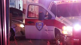 Driver suspected of being intoxicated and asleep when car crashed into ambulance in Houston, Texas