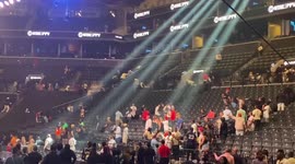 Panic after gunshots reported outside Barclays Center in New York after boxing match