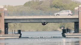 Discover this group of climbers challenging themselves to climb under bridges!