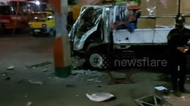 Two bombs rip through buildings in the Philippines leaving three people injured