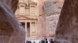 Walking through ancient temple featured in 'Indiana Jones'