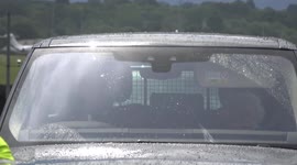 Queen returns for Platinum Jubilee after storm forces plane to abort landing