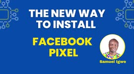 The video gives a step by step guide on how to install Facebook pixel.