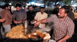 Egg Ghotala in lahore local street