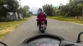 When I came home on the way, this guy overtook me recklessly without thinking of someone else being overtaken, many times on purpose and if i'm going too fast i can get an accident,