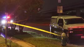 Body found in front of Office Building next to  I-45 in North Houston