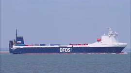 Peel Ports report record numbers using Sheerness to Calais freight ferry in Kent, UK