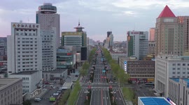 Empty People's Street During The Epidemic in Changchun, China