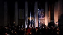 Queens jubilee beacon switch on in Manchester. Attended by Andy Burnham major of Manchester, Lord major & more