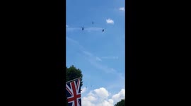 Queens Jubilee outside Buckingham Palace