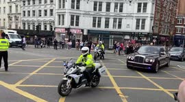 Prince William and Kate arrive for Thanksgiving service at St Paul’s Cathedral
