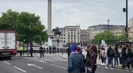 Trafalgar Square has been cordoned off and evacuated by police.