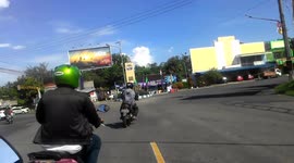 Definition of crashing without touching, it's happen when i'm going home and this person overtook me and block my way on purpose and almost get me an accident