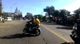 when I go to work this person crosses and reverses direction suddenly just as I pass by intentionally and aims to cause me an accident or even kill me.