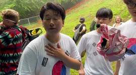 South Korean daredevil prepares to take on famous Gloucestershire Cheese Roll