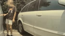 Accident: Child opens car door into another car (Damaged Paintwork!)