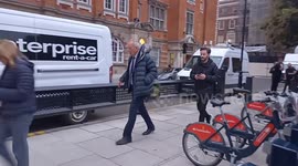 Conservative MP Peter Bone gets heckled by crowd amid radio interview